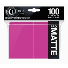 Ultra Pro - Pro Matte Eclipse: Deck Protector 100 Count Pack - Hot Pink